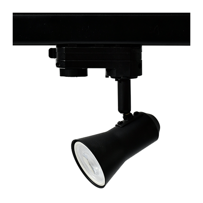 3-Fase Railsysteem verlichting | GU10 Fitting | Zwart - Outledtl.nl